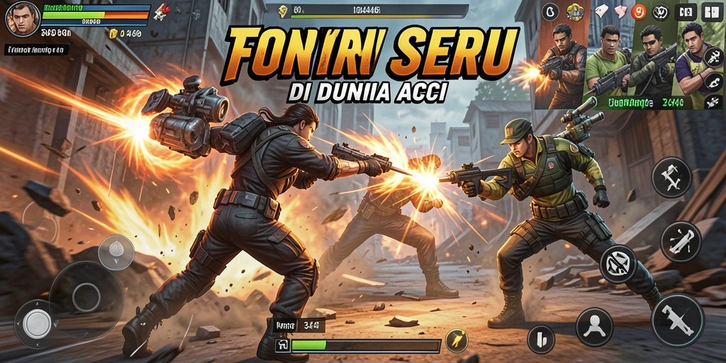 Tampilan gameplay menarik dari 3446 yang penuh aksi.