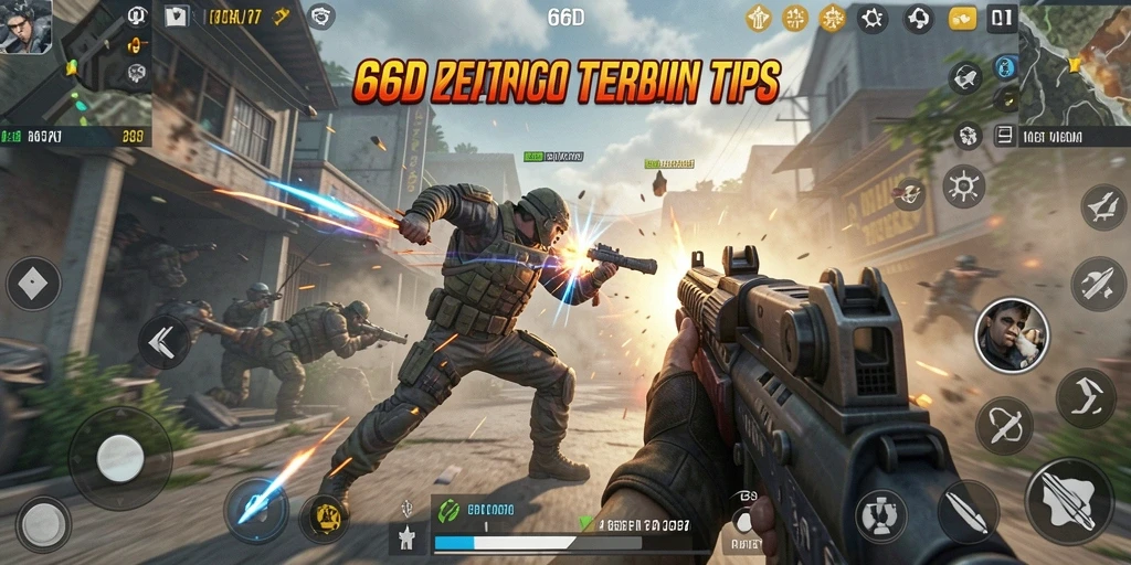 Tangkapan layar menarik dari gameplay 66D yang penuh aksi.