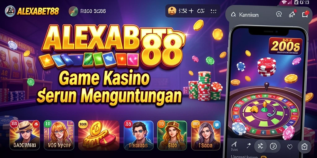 Screenshot ALEXABET88 menampilkan gameplay kasino yang seru dan menegangkan.