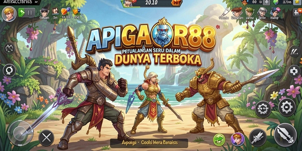 Tampilan gameplay luar biasa dalam dunia terbuka APIGACOR88.