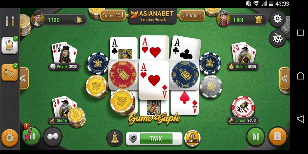 Tampilan gameplay ASIANABET yang seru dan interaktif.