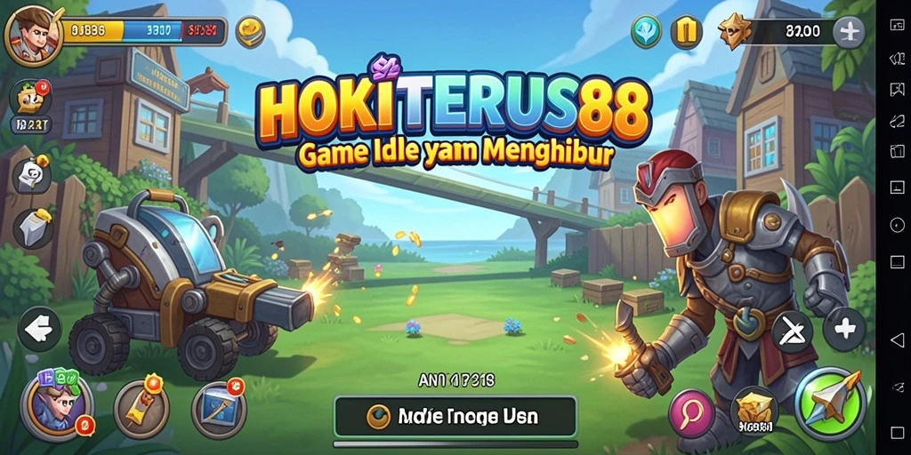 Tampilan screenshot HOKITERUS88 menampilkan gameplay Idle yang menarik dan santai.
