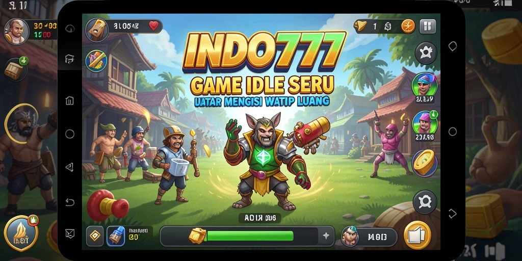 Tampilan gameplay INDO777 dengan elemen Idle yang menawan.