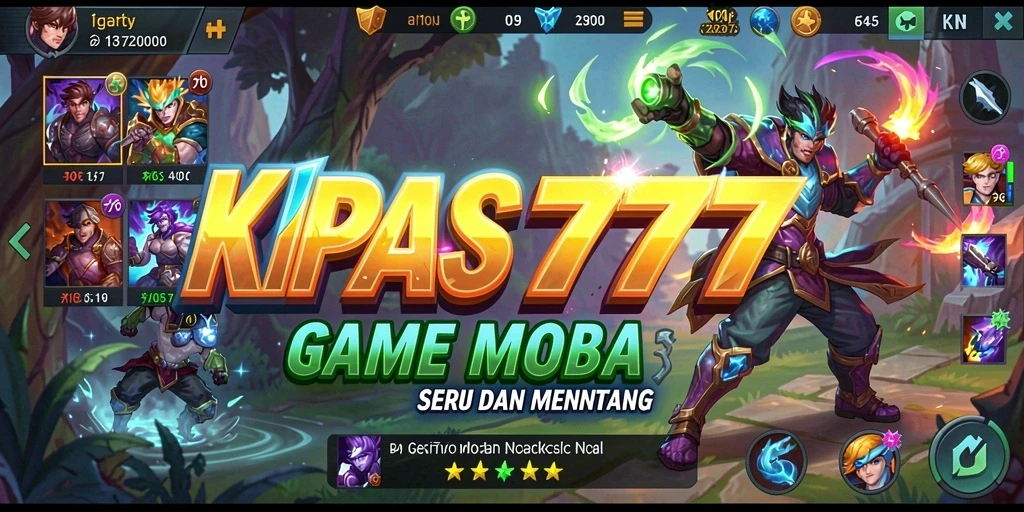 Screenshot gameplay KIPAS777 menampilkan pertempuran tim yang mendebarkan.
