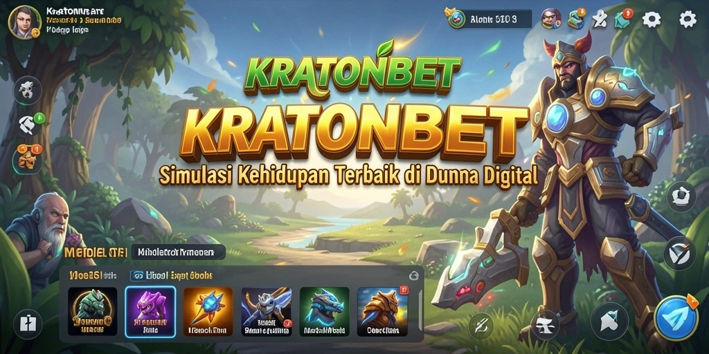 Tangkapan layar KRATONBET menampilkan gameplay yang mendebarkan dalam simulasi kehidupan.