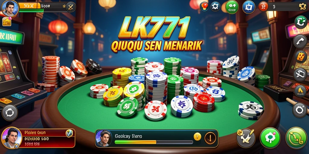 Tampilan gameplay QiuQiu yang menarik dan interaktif.