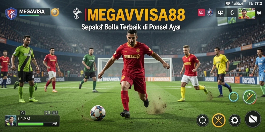Tampilan gameplay MEGAVISA88 yang menampilkan aksi seru di lapangan.