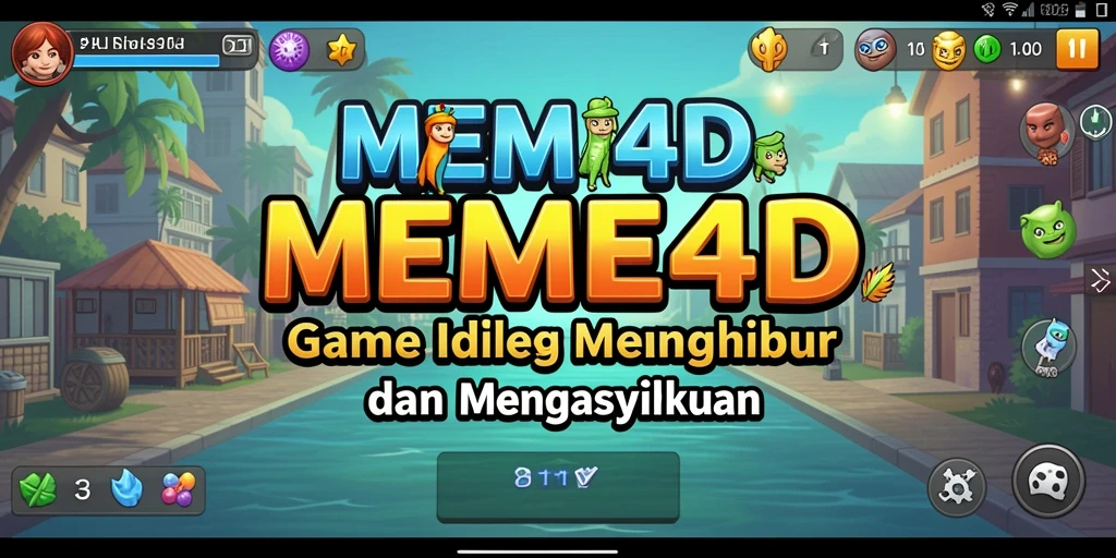 Screenshot gameplay <strong>MEME4D</strong> menunjukkan keseruan dalam mengumpulkan meme.