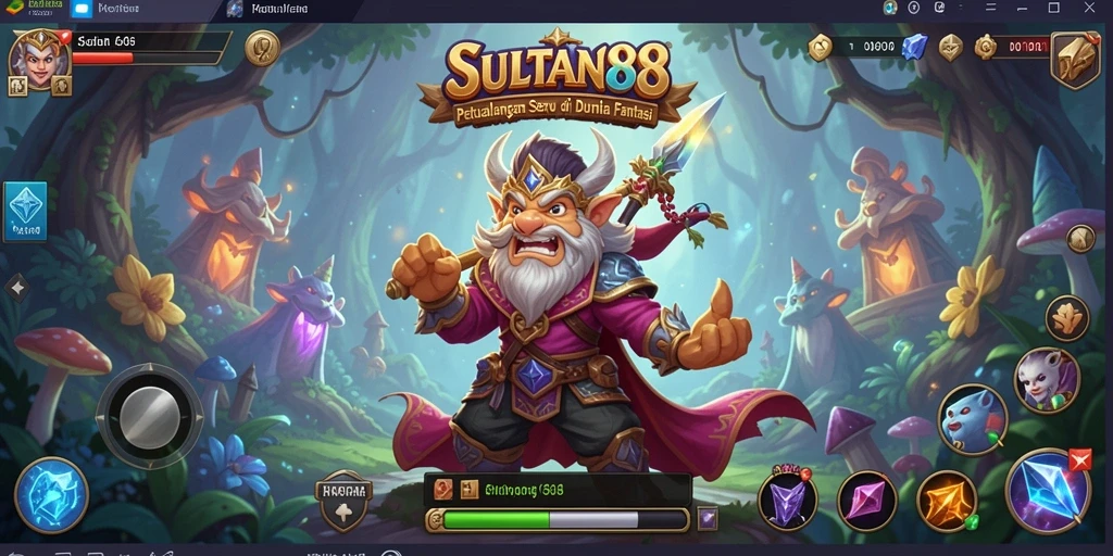 Tampilan gameplay SULTAN88 yang menampilkan pertarungan epik dan petualangan luar biasa.